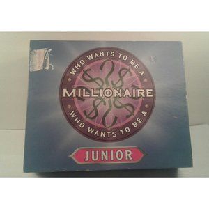 Who Wants to Be a Millionaire Junior Board Game (Complete, 2000, Celador)